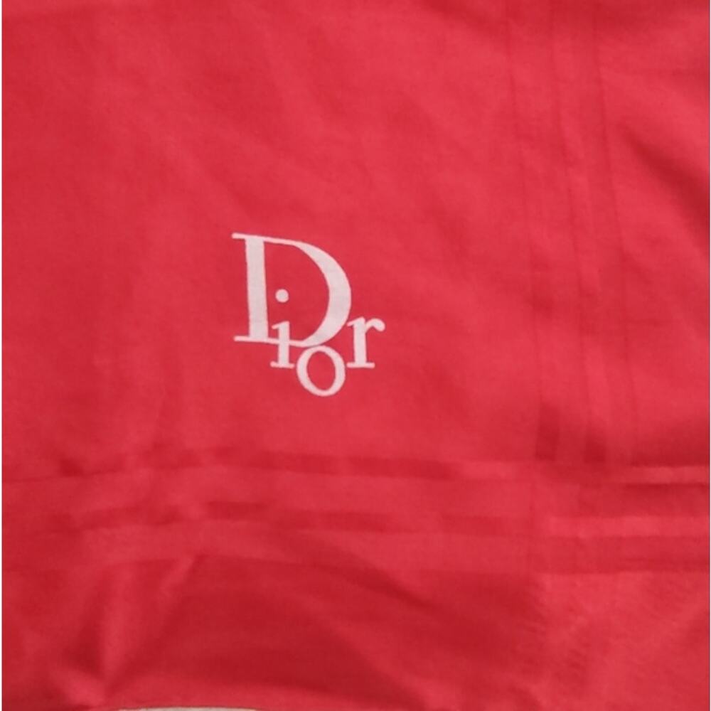 Dior vintage silk logo scarf 27" - Picture 3 of 5